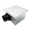 Load image into Gallery viewer, Ultra Silent Bathroom Exhaust Fan with Square Flat Panel 8W, 4000K 1000LM, 50-100 CFM, &lt;0.3-0.7 Sones, Ceiling/Wall Mounted