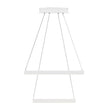 Load image into Gallery viewer, Modern Two-Tier Square Chandelier Lighting, 54W, 3000K, 3016LM, Dimension : 19.7&#39;&#39;L×19.7&#39;&#39;W×55&#39;&#39;H