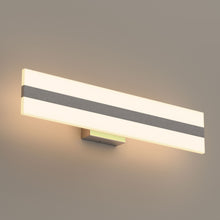 Load image into Gallery viewer, Rectangle LED Vanity Lights, 4000K (Cool White), CRI &gt;80, Dimmable, ETL Listed, White Acrylic Shade