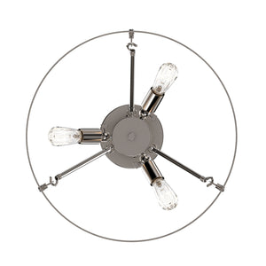 Drum Shape Semi-Flush Mount Ceiling Light, Steel Cage Matte Black Finish, E26 Base, UL Listed, 3 Years Warranty