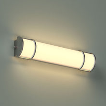 Load image into Gallery viewer, Half Cylinder Bathroom Light Fixtures, CCT Changeable, Dimmable , Brushed Nickel Finish, Bathroom Vanity Lighting