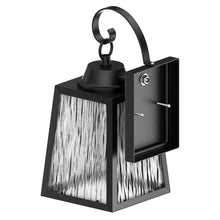 Load image into Gallery viewer, 12W LED Outdoor Wall Lantern Fixture with Water Glass Shade, 4000K (Cool White), Dimmable, ETL Listed