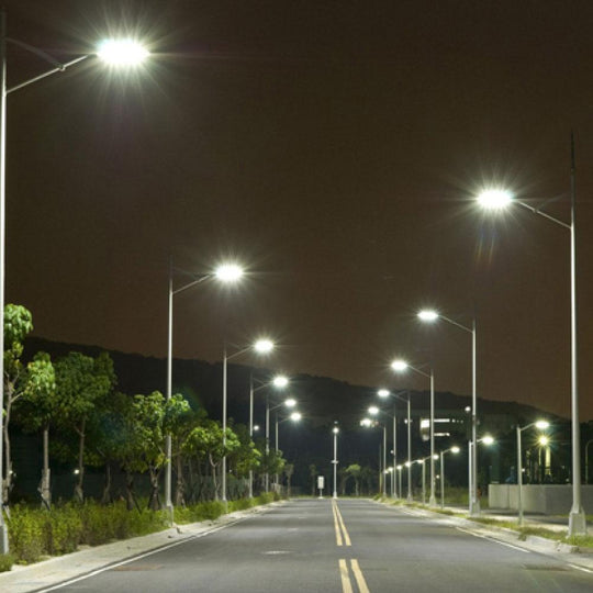 200W LED Pole Light Fixtures, 5700K, Universal Mount, Bronze, AC100-277V, Parking Lot Lights - Security Lights