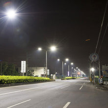 Load image into Gallery viewer, LED Pole Light with Dusk to Dawn Photocell, 300W/240W/200W Wattage Adjustable, 5700K, 133 LM/W, Universal Mount (Adjustable Slip Fitter + Wall Mount), Silver, IP65 Waterproof, AC100-277V, LED Parking Lot Lights - Outdoor Commercial Area Street Lighting,