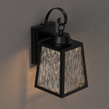 Load image into Gallery viewer, 12W LED Outdoor Wall Lantern Fixture with Water Glass Shade, 4000K (Cool White), Dimmable, ETL Listed