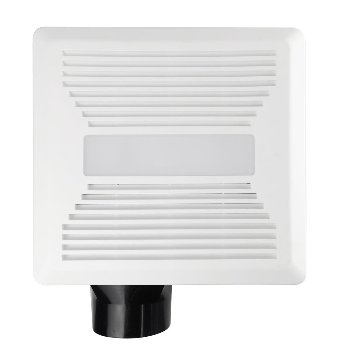 Ultr Quiet Bathroom Exhaust Fan w/ LED Light 4000K, 1000LM, 100 CFM, 0.8 Sones, Ceiling/Wall Mounted
