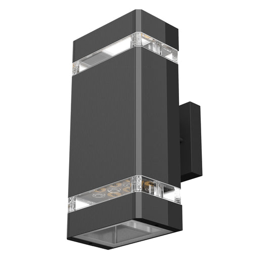 LED Up & Down Light Square, 2x6W, AC100- 277V , Double Side