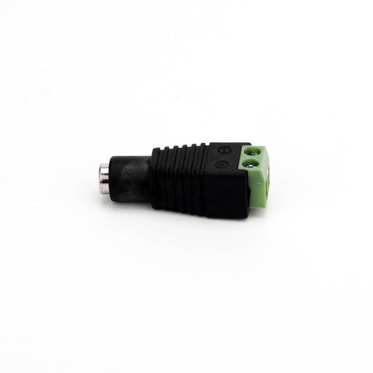 DC Wire Plug-Male/Female Barrel Connector to Screw Terminal Adapter