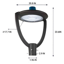 Load image into Gallery viewer, LED Post-Top / Garden Light with Photocell 150 Watts ; AC100-277V ; Bronze