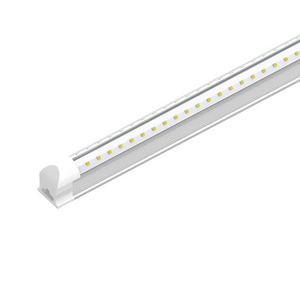 T8 8ft V Shape LED Tube 60W Integrated 6500k Clear