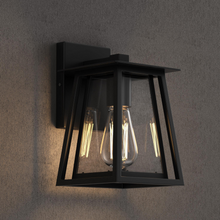Load image into Gallery viewer, Wall Sconce Fixture, UL Listed for Damp Location, E26 Socket Wall Lamp, Matte Black Finish, Hallway Light Fixtures