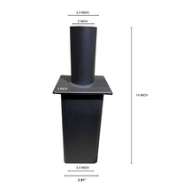 Load image into Gallery viewer, Tenon adaptor for 4 inch square poles