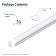 Load image into Gallery viewer, T8 8Ft LED Tube 60W 5000K Shape Integrated Frosted