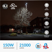 Load image into Gallery viewer, 150W LED Pole Light; 5700K ; YM Bronze; AC100-277V - LEDMyplace