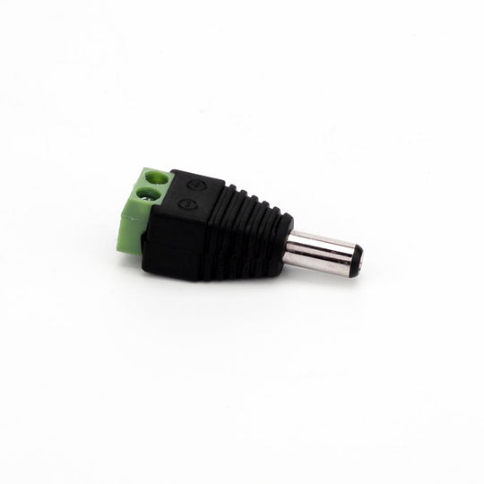 DC Wire Plug-Male/Female Barrel Connector to Screw Terminal Adapter