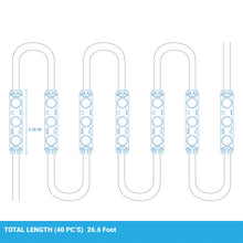 Load image into Gallery viewer, 40-Pack LED Module, 3LEDs/Mod, DC12V, 1.5W