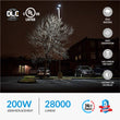 Load image into Gallery viewer, 200W LED Pole Light ; 5700K ; Universal Mount ; Bronze ; AC100-277V - LEDMyplace
