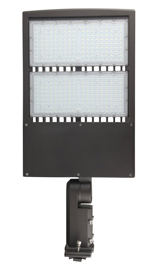 240W LED Pole Light With Photocell ; 4000K ; Universal Mount ; Bronze ; AC100-277V - LEDMyplace