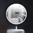 Load image into Gallery viewer, LED Bathroom Round Mirror 22 Inch Diameter - Defogger On/Off Touch Switch and CCT Changeable With Remembrance